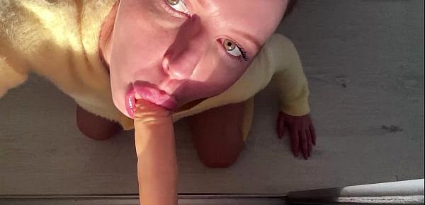  Minx Sucks Toy Deeply And After Hard Fucking Herself